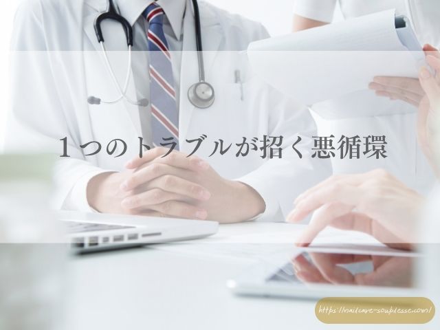 ネイルケア　美容　甘皮処理　心身の健康