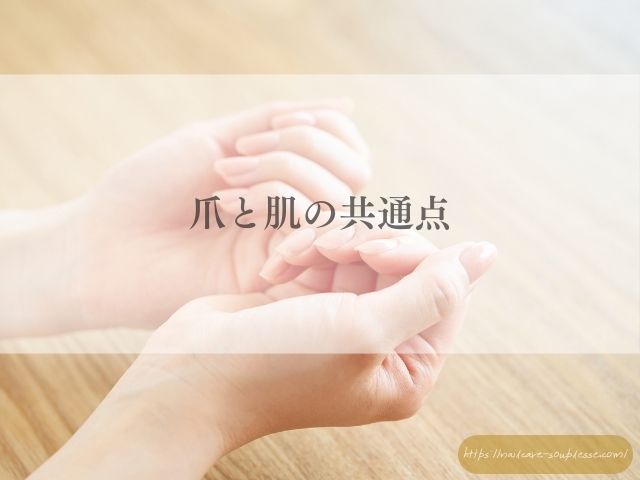 ささくれ　二枚爪　健やか　手元　習慣